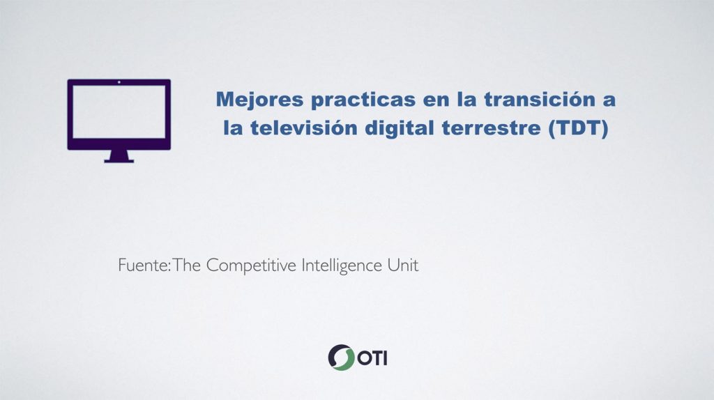 Mejores prácticas en la transición a la televisión digital terrestre (TDT)