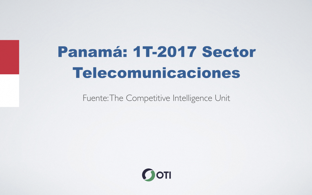 Video: Panamá 1T-2017 Telecomunicaciones