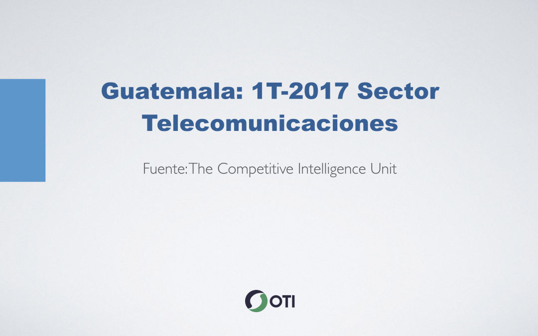 Video: Guatemala 1T-2017 Telecomunicaciones