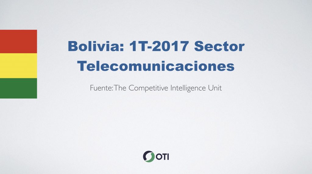 Video: Bolivia 1T-2017 Sector Telecomunicaciones