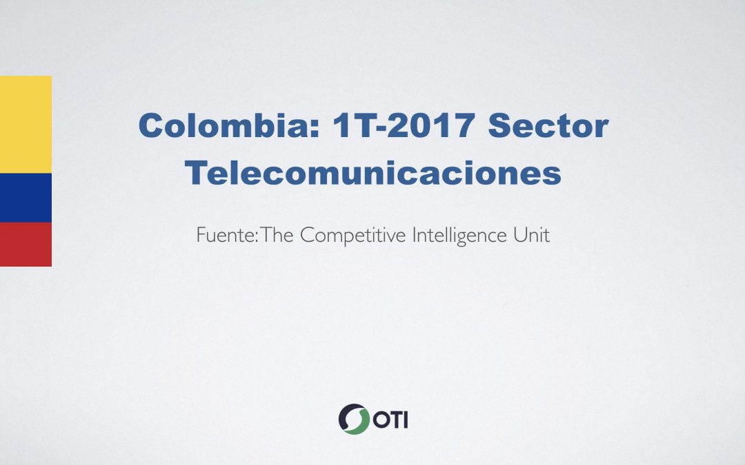 Video: Colombia 1T-2017 Telecomunicaciones