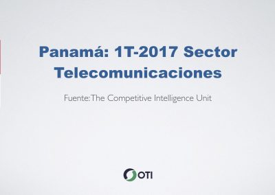 Video: Panamá 1T-2017 Telecomunicaciones